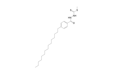 p-pentadecylbenzoic acid, 2-(dithiocarboxy)hydrazide, methyl ester