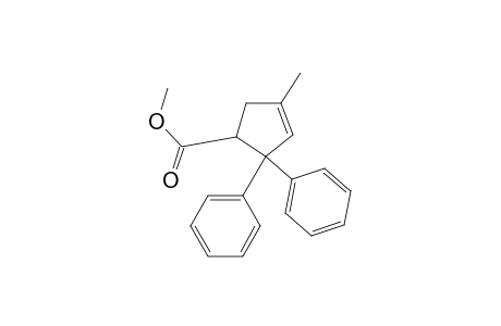 4-Methyl-2,2-diphenyl-1-cyclopent-3-enecarboxylic acid methyl ester