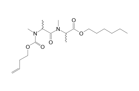 dl-Alanyl-dl-alanine, N,N'-dimethyl-N'-(byt-3-en-1-yloxycarbonyl)-, hexyl ester