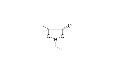 1,3,2-Dioxaborolane, 4,4-dimethyl-5-oxo-, 2-ethyl