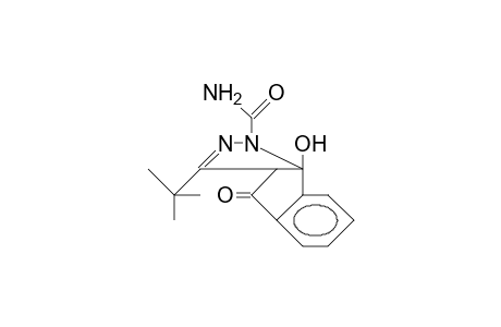 1-Carbamoyl-3-tert.-butyl-3a,8b-dihydro-8b-hydroxy-indeno-[1,2-C]-pyrazol-4-one
