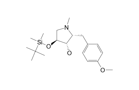 (2R,3S,4S)-4-[tert-butyl(dimethyl)silyl]oxy-1-methyl-2-p-anisyl-pyrrolidin-3-ol