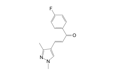 (2E)-3-(1,3-dimethyl-1H-pyrazol-4-yl)-1-(4-fluorophenyl)-2-propen-1-one