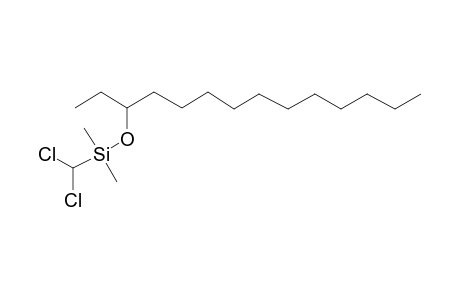 3-Dimethyl(dichloromethyl)silyloxytetradecane