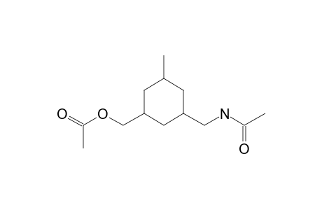 (3-(Acetamidomethyl)-5-methylcyclohexyl)methyl acetate