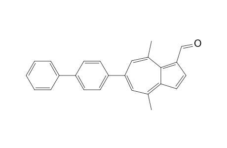 6-(1',1"-Biphenyl-4'-yl)-4,8-trimethylazulene-1-carbaldehyde