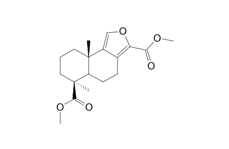 Dimethyl 11,14-oxy-12,13,15,16,17-penta-norlabda-8(14),9(11)-diene-12,19-dioate