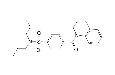4-(3,4-Dihydro-1(2H)-quinolinylcarbonyl)-N,N-dipropylbenzenesulfonamide