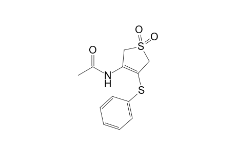 3-ACETAMIDO-4-PHENYLTHIO-2,5-DIHYDROTHIOPHENE-S,S-DIOXIDE