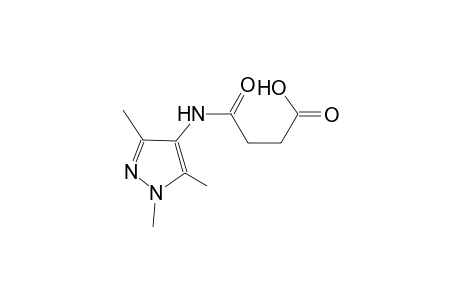 butanoic acid, 4-oxo-4-[(1,3,5-trimethyl-1H-pyrazol-4-yl)amino]-