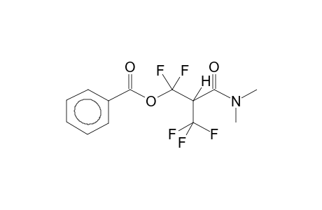 ALPHA-HYDRO-BETA-BENZOYLOXYPENTAFLUOROISOBUTYRIC ACID, DIMETHYLAMIDE