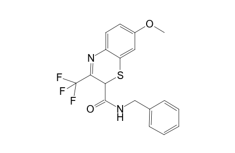 2-BENZYLCARBAMOYL-3-TRIFLUOROMETHYL-7-METHYLBENZO-[E]-THIAZINE