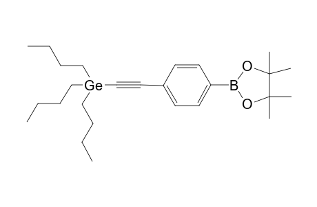 Tributyl((4-(4,4,5,5-tetramethyl-1,3,2-dioxaborolan-2-yl)phenyl)ethynyl)germane