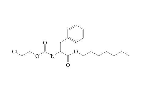 L-Phenylalanine, N-(2-chloroethoxycarbonyl)-, heptyl ester