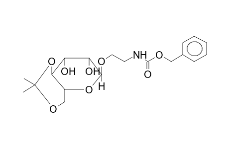 2-BENZYLOXYCARBONYLAMINOETHYL 4,6-O-ISOPROPYLIDENE-ALPHA-D-MANNOPYRANOSIDE