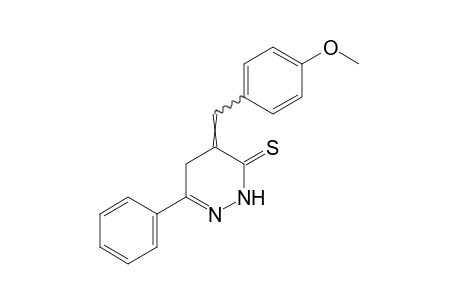 4,5-dihydro-4-(p-methoxybenzylidene)-6-phenyl-3(2H)-pyridazinethione