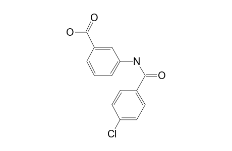 Benzoic acid, 3-(4-chlorobenzoylamino)-