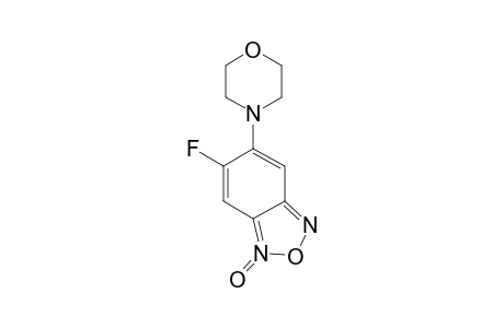 5-MORPHOLINO-6-FLUORO-2,1,3-BENZOXADIAZOLE_3-OXIDE;TAUTOMER_B