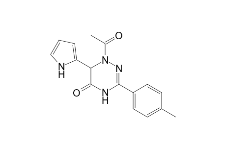 1-Acetyl-3-(4-methylphenyl)-6-(1H-pyrrol-2-yl)-2,6-dihydro-1,2,4-triazin-5-one