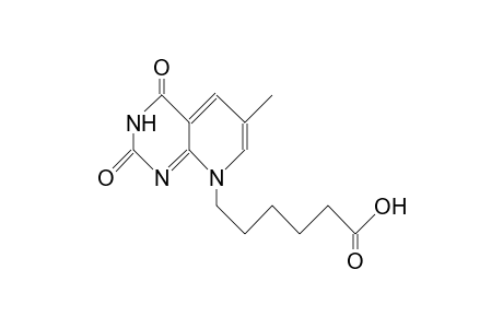 2,4-DIOXO-6-METHYL-2,3,4,8-TETRAHYDROPYRIDO[2,3-d]PYRIMIDINE-8-HEXANOIC ACID