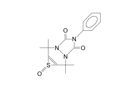 2,2,6,6-Tetramethyl-9-phenyl-4,8,10-trioxo-1,7,9-triaza-4-thia-tricyclo(5.3.0.0/3,5/)dec-3(5)-ene