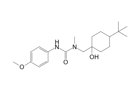 N'-(4-METHOXYPHENYL)-N-[(1-HYDROXY-4-TERT.-BUTYLCYCLOHEXYL)-METHYL]-N-METHYLUREA