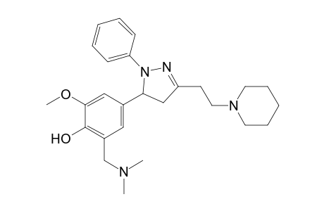 2-((Dimethylamino)methyl)-4-(4,5-dihydro-H-pyrazol-5-yl)-6-methoxyphenol