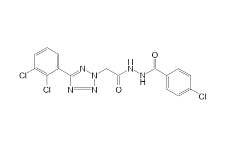 1-(p-chlorobenzoyl)-2-{[5-(2,3-dichlorophenyl)-2H-tetrazol-2-yl]acetyl}hydrazine