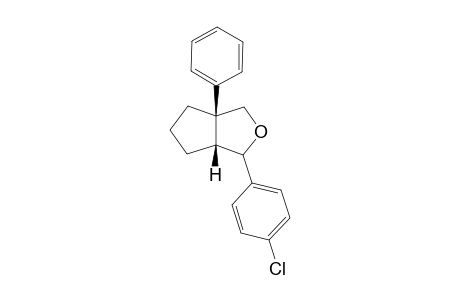 (3aS,6aR)-1-(4-chlorophenyl)-3a-phenylhexahydro-1H-cyclopenta[c]furan