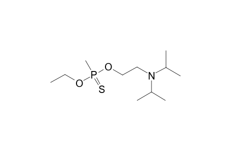 Phosphonothioic acid, methyl-, o-[2-[bis(1-methylethyl)amino]ethyl]-, o-ethyl ester