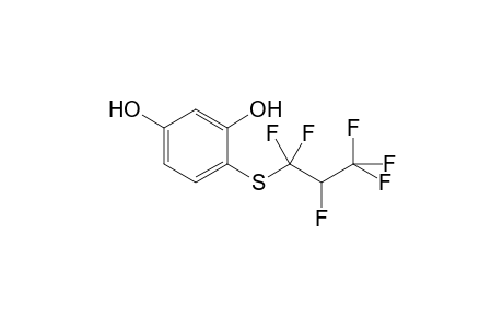 4-(1,1,2,3,3,3-Hexafluoro-propylsulfanyl)-benzene-1,3-diol