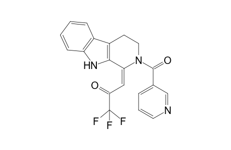 (3E)-1,1,1-trifluoro-3-[2-(pyridine-3-carbonyl)-4,9-dihydro-3H-$b-carbolin-1-ylidene]acetone