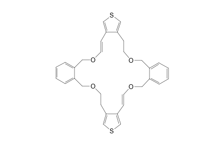 3,13,22,32-Tetraoxa-8,27-dithiapentacyclo[32.4.0.0(6,12).0(15,20).0(25,29)]octatriaconta-4,6,9,15,17,19,23,25,28,34,36,38-dodececene