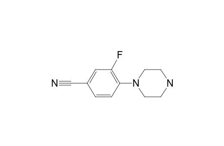 3-Fluoro-4-piperazin-1-yl-benzonitrile