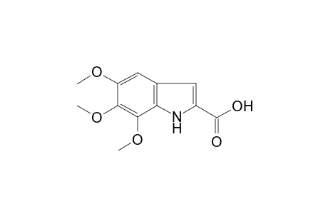 1H-Indole-2-carboxylic acid, 5,6,7-trimethoxy-