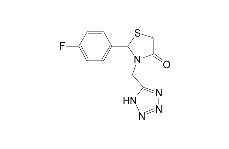 3-[(1H-Tetrazol-5'-yl)methyl]-2-(p-fluorophenyl)thiazolidin-4-one