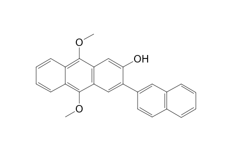 9,10-Dimethoxy-3-(naphthalen-2-yl)anthracen-2-ol