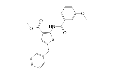 methyl 5-benzyl-2-[(3-methoxybenzoyl)amino]-3-thiophenecarboxylate