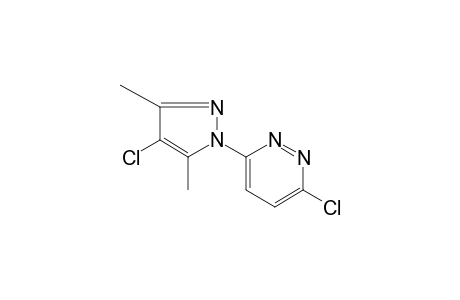 3-chloro-6-(4-chloro-3,5-dimethylpyrazol-1-yl)pyridazine