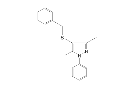 4-Benzylthio-3,5-dimethyl-1-phenyl-pyrazole