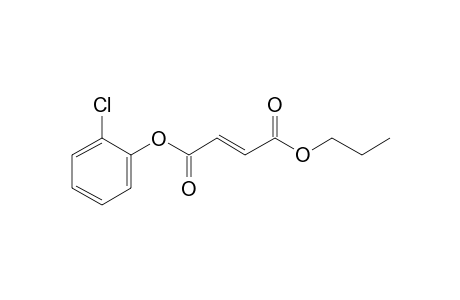 Fumaric acid, 2-chlorophenyl propyl ester