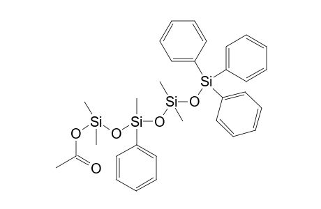 1-acetoxy-1,1,3,5,5-pentamethyl-3,7,7,7-tetraphenyltetrasiloxane