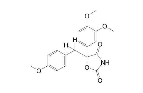 5-(3,4-dimethoxyphenyl)-5-(p-methoxybenzyl)-2,4-oxazolinedione