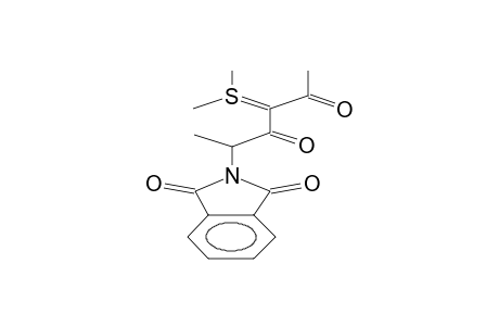 2-[3-(dimethyl-$l^{4}-sulfanylidene)-2,4-diketo-1-methyl-pentyl]isoindoline-1,3-quinone