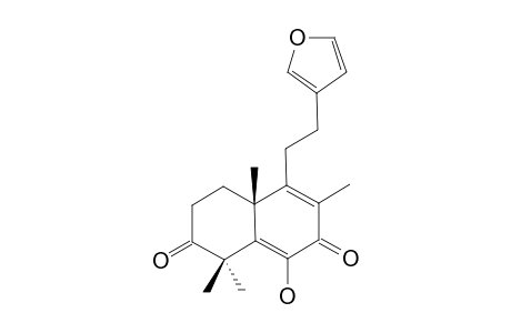 HETERONONE-B;15,16-EPOXY-6-HYDROXY-LABD-5(6),8,13(16),14-TETRAEN-3,7-DIONE