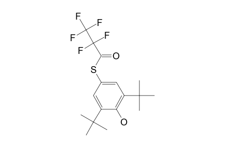 2,6-di-Tert-butyl-4-mercaptophenol, S-pentafluoropropionyl-