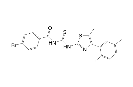 N-(4-bromobenzoyl)-N'-[4-(2,5-dimethylphenyl)-5-methyl-1,3-thiazol-2-yl]thiourea
