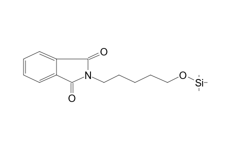 2-(5-Hydroxypentyl)isoindole-1,3-dione, tms derivative