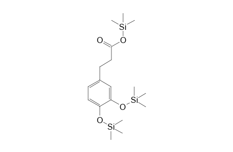 Hydrocinnamic acid, 3,4-bis(trimethylsiloxy)-, trimethylsilyl ester