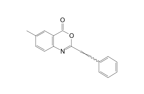 6-Methyl-2-styryl-4H-3,1-benzoxazin-4-one